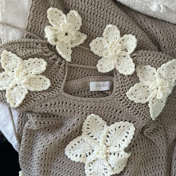 Meshki Kyla Crochet Maxi Dress - Picture 3 of 7